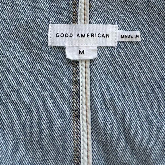 Good American Crop Denim Vest - Picture 11 of 13